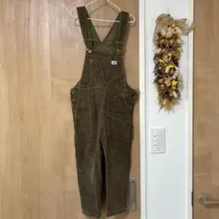 Lee キッズオーバーオール オリーブグリーン