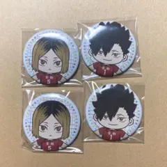 ハイキュー!! セガラッキーくじ 缶バッジ 4点セット