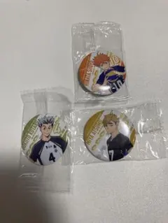 ハイキュー!! くら寿司 缶バッジ 日向翔陽 宮侑 木兎光太郎
