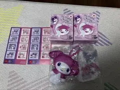 マイメロディ ハッピーセット ぬいぐるみ マスコット マルチスタンド マック
