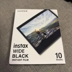 FUJIFILM instax WIDE BLACK 10枚入り