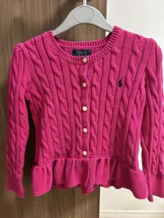Polo Ralph Lauren ピンク カーディガン S