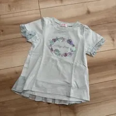 ☆mezzo piano水色のTシャツ 120センチ☆