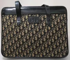 【小2】クリスチャン ディオール ビンテージ　トロッターキャンバス　トートバッグ