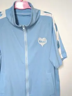 【天使界隈】 セットアップ 水色 スウェット ジャンパー ハーフパンツ