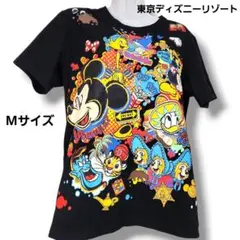 ​【公式】東京ディズニーリゾート キャラクター大集合 半袖Tシャツ M P