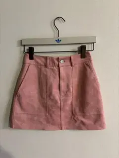 moussy ピンク スエードミニスカート