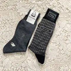 最終価格　新品　ピエールカルダン&ポロラルフローレン　メンズソックス　2足セット
