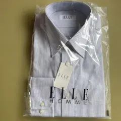 ELLE HOMME ストライプ ワイシャツ 新品 40-80のサムネイル