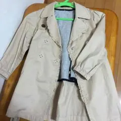 女児110cmトレンチコート