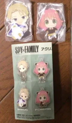スパイファミリー　アクリルチャーム2  アーニャ、ロイド&ペンギン　グッズ