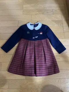 familiar 長袖ワンピース