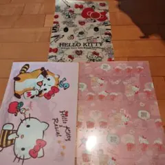 ハローキティ クリアファイル 3枚セット