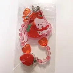 いちご新聞ストラップ ポチャッコ