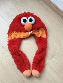 ユニバ　USJ  セサミストリート　エルモ 帽子　被り物