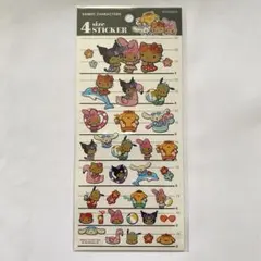 4サイズステッカー サンリオキャラクターズ 日焼け キティ マイメロ 新品 1枚