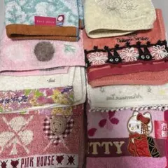 タオルハンカチ　8枚セット　Fのサムネイル