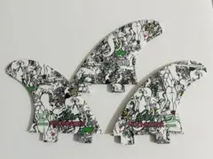 3DFINS MOONRAKER QUAD ヒョウ柄フィン FCS 4枚セット - メルカリ