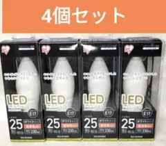IRIS OHYAMA LEDフィラメント電球 E17 25形相当 4個セットのサムネイル
