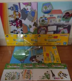 ケロロ軍曹 一番くじ クリアファイル ステッカー 8点セット