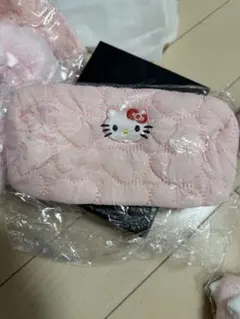 ハローキティ キルティングポーチ