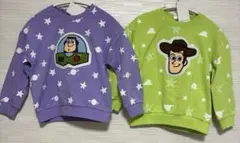 キッズ　バズ・ライトイヤー ウッディ トレーナー 2点セット　110cm