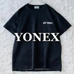 YONEX ワンポイントプリントロゴ ブラック SS トレーニング 半袖Tシャツ