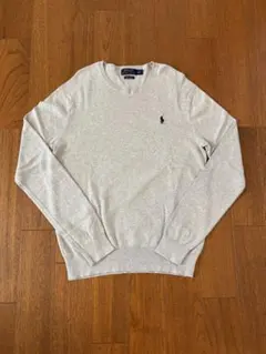 POLO RALPH LAUREN クルーネックセーター　グレー　サイズS