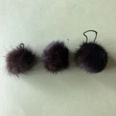 ミンクファー　ボール3個セット