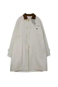sacai Carhartt WIP Duck Coat IVORY 1