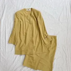 希少 GIVENCHY グラマー レトロ スーツ スカート セットアップ XL