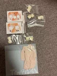 tinyfox色移り防止服1点とハンドパーツ5対のセット