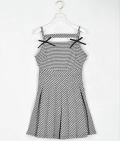 evelyn チェックプリーツOP ワンピース 千鳥 エブリン