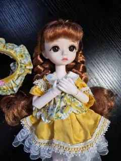 球体関節ドール 中華 フルセット 赤毛のアン風 新品 • 未使用
