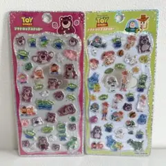 【訳あり品☆本文必読】TOY STORYプチドロステッカー 2枚セット海外製品