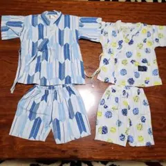 甚平2個セット 90cm・100cm