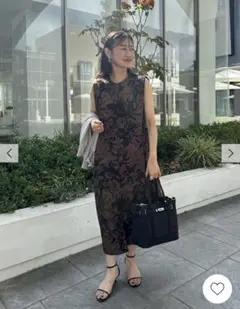 NOLLEY'S ⚫︎ミコクリエ⚫︎ビックフラワープリントワンピースのサムネイル
