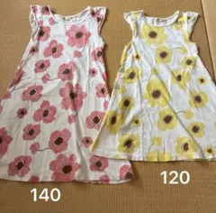 ワンピース120 140 おそろいのサムネイル