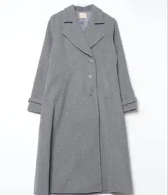美品⭐️RESEXXY ラメチェスターコート　グレー ロングコート