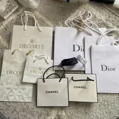 DECORTE・Dior・CHANEL ショップ袋 5枚セット