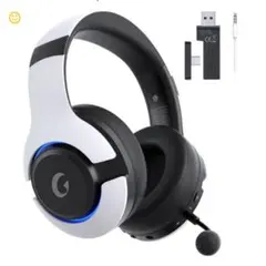 【4WAY接続】ゲーミングヘッドセット ワイヤレス PS5 Switch 低遅延