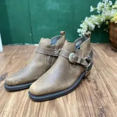 る*様 ZIPPO ジッポー ウェスタン レザー 2ブーツ 茶色 26.5cm