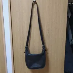 COACH レザー ショルダーバッグ ブラック ヴィンテージ