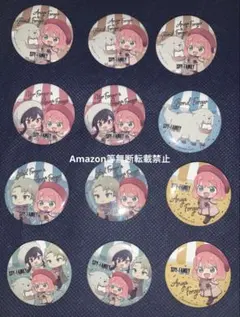 劇場版SPY×FAMILY オリジナル缶バッジ　全６種　12個　ファミマ