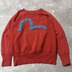 EVISU Lot.1514 サガラカモメ刺繍 インディゴトレーナー 42 - メルカリ