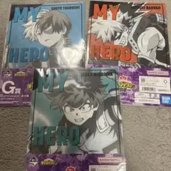 僕のヒーローアカデミア　一番くじ　クリアファイル　6枚セット