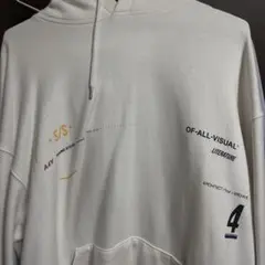 A FOUR A パーカー ホワイト