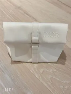 【新品未使用】DIOR ディオール 最新ノベルティ ロールトップ ポーチ 白のサムネイル