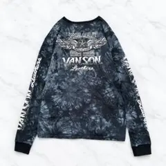VANSON バンソン タイダイ柄 長袖カットソー　ウィング　ロンTのサムネイル