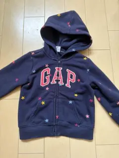 GAP 星柄 フード付きパーカー 3歳